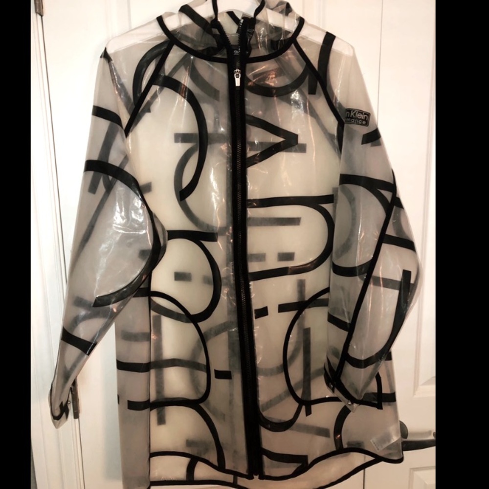 Calvin Klein hooded raincoat